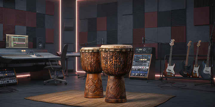 非洲鼓价格对比 - 从入门级到收藏级的手鼓展示