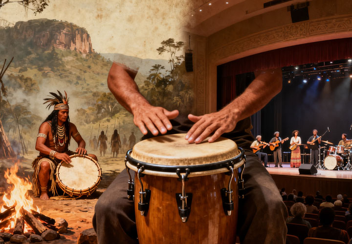 手鼓与人类同行