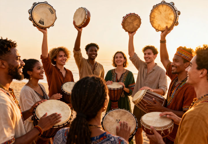 现代手鼓应用 - 世界音乐中的手鼓融合