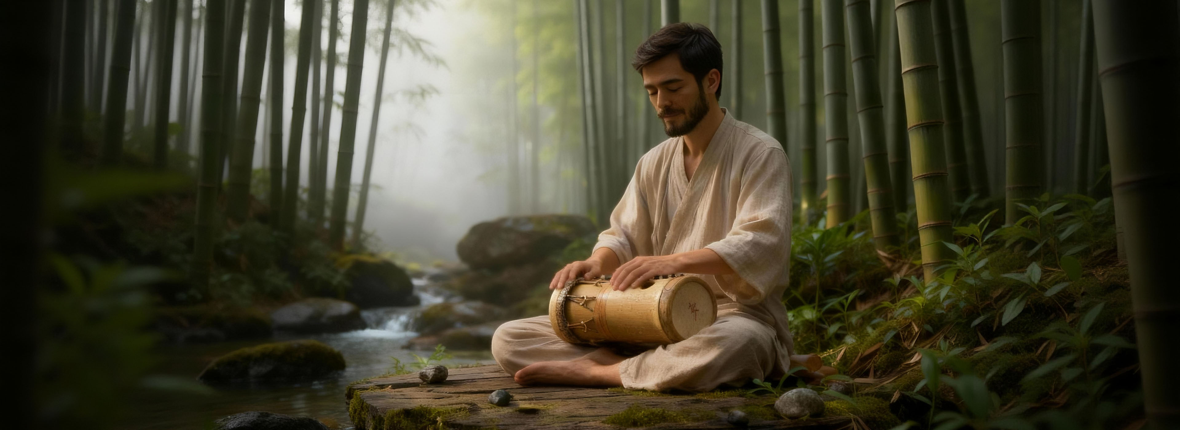 华鼓竹丁演奏技巧 - 通过音孔开合控制音色变化