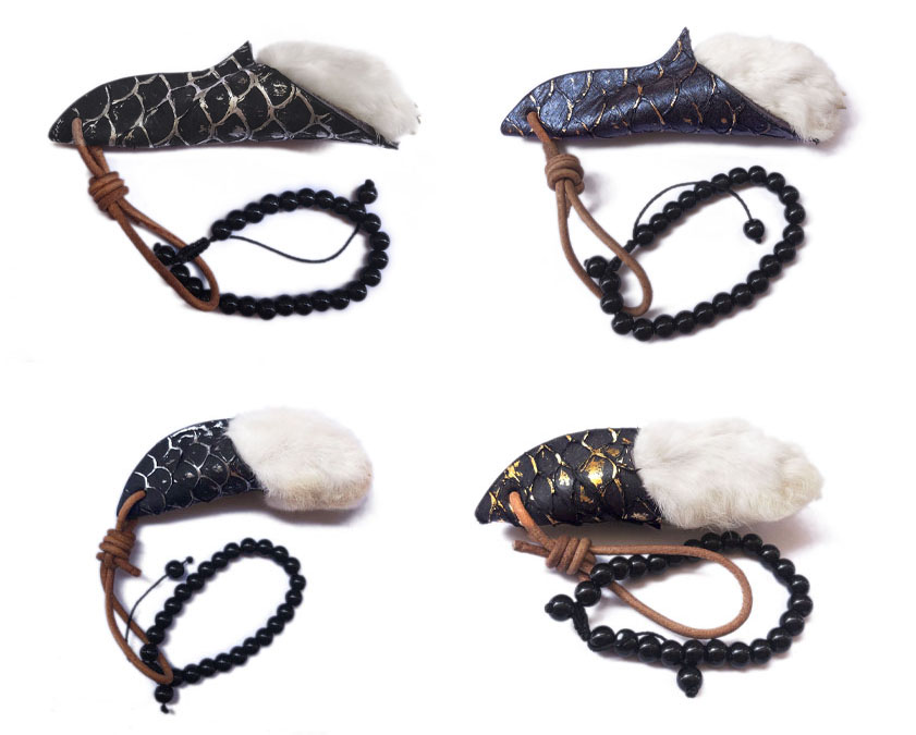 幸运兔脚RabbitsFoot纯手工制作的开运挂件 - 精细工艺