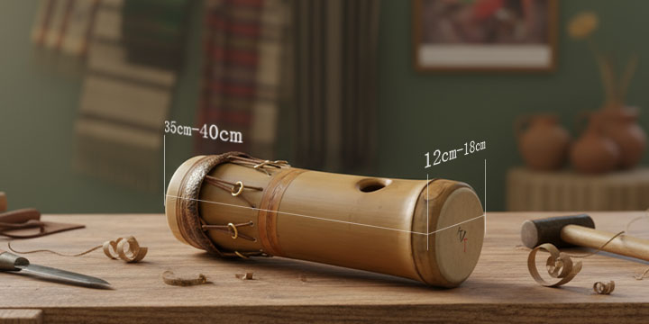 竹丁Zuding天然材料制作手鼓 - 手鼓参数